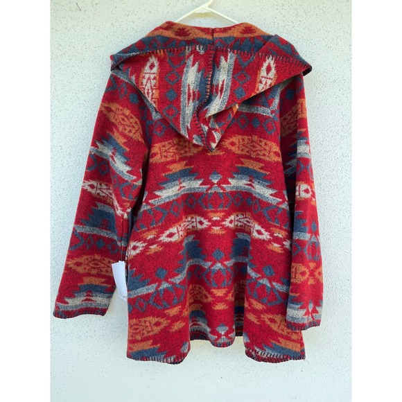 Rhonda Stark Firewater Hooded Teton Coat Petite NWT - Picture 1 of 4